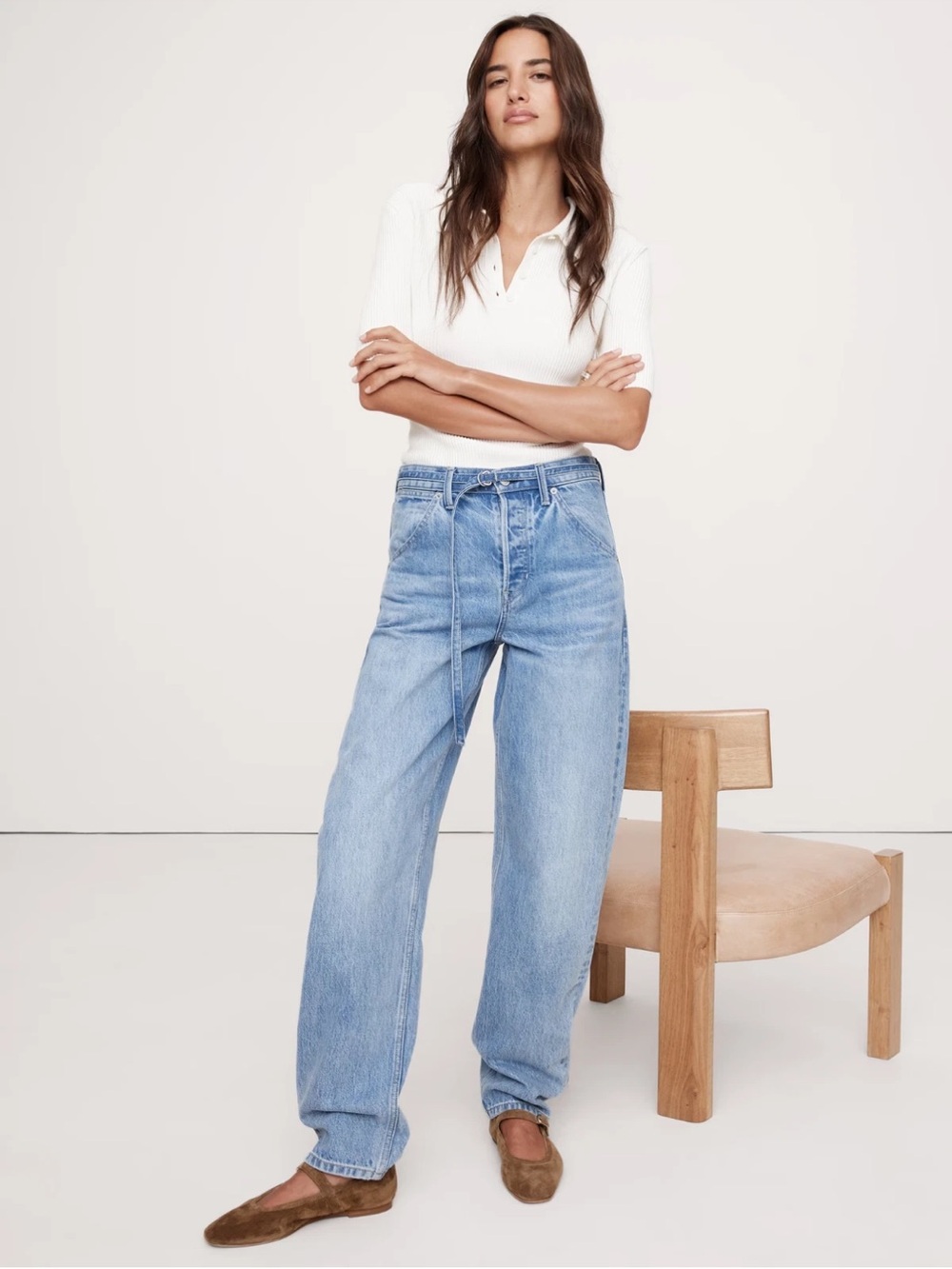 Banana Republic Light Blue Boyfriend Jeans amazing jeans cotton